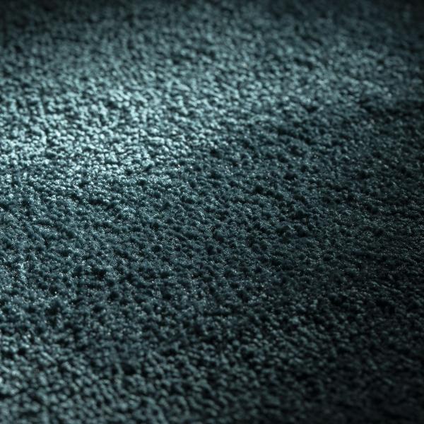 JAB Allure Teppichboden 738 Türkis – Draufsicht auf frischen Farbimpuls mit samtiger Oberfläche